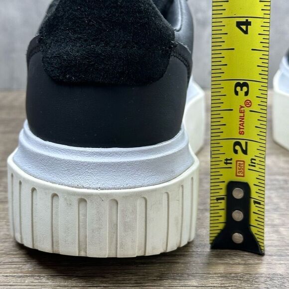 Adidas~Women’s~HyperSleek Black Leather Platform Pointed Toe Sneakers~Size 8 - Picture 5 of 8